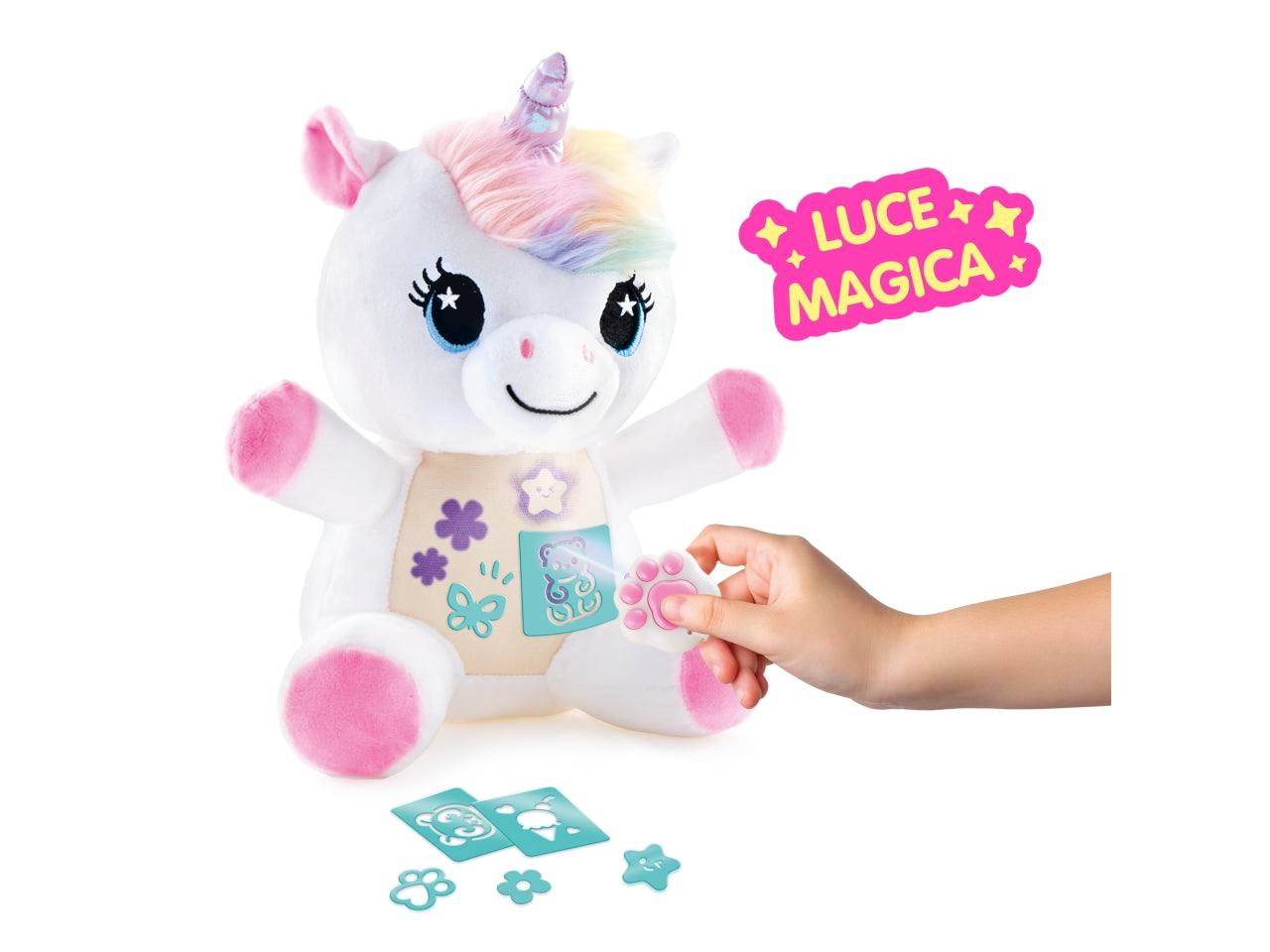 Airbrush magic light unicorno
