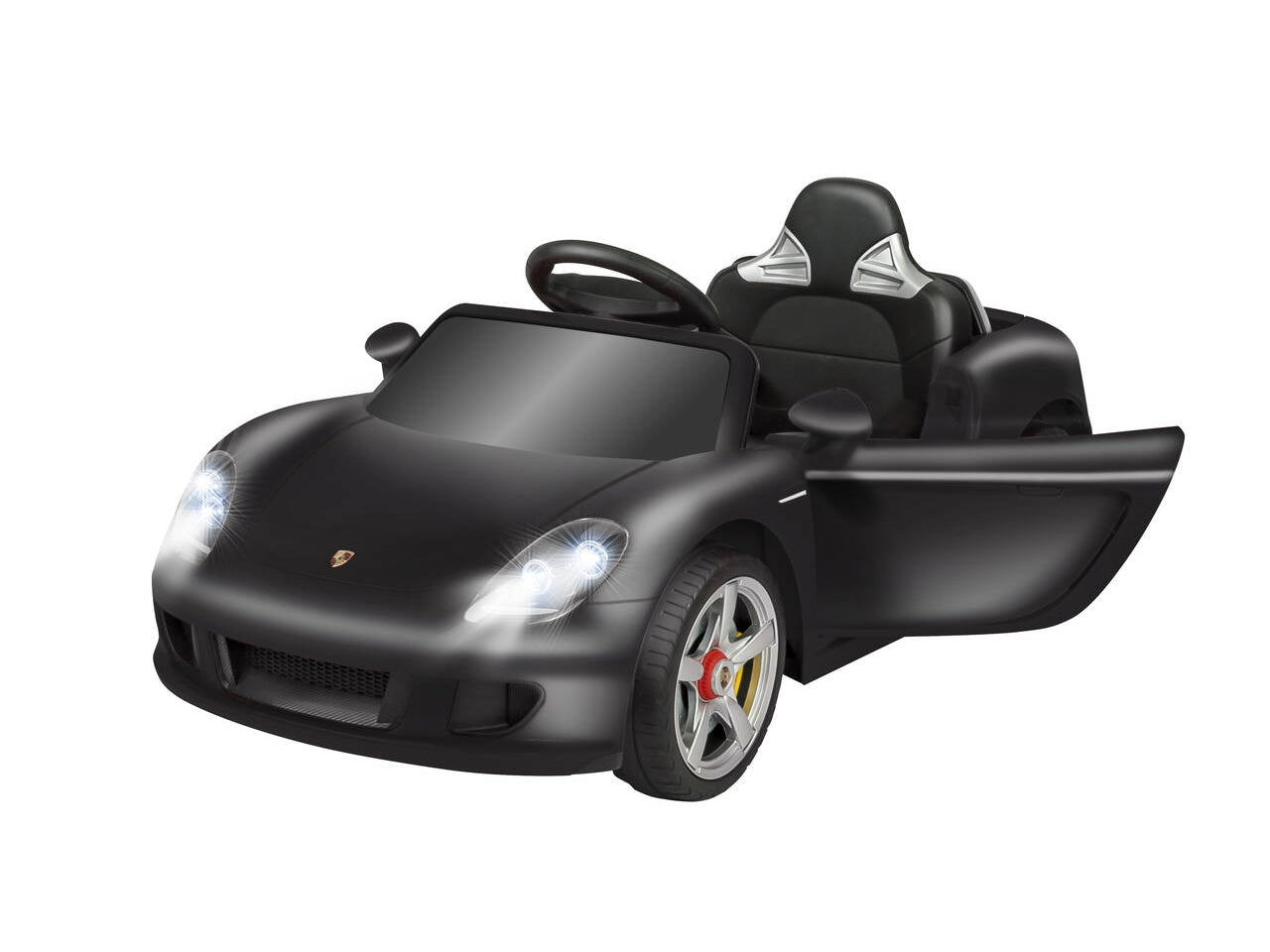 Auto Porsche Carrera gt con radiocomando 12v nera
