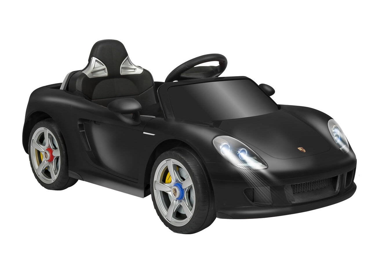 Auto Porsche Carrera gt con radiocomando 12v nera