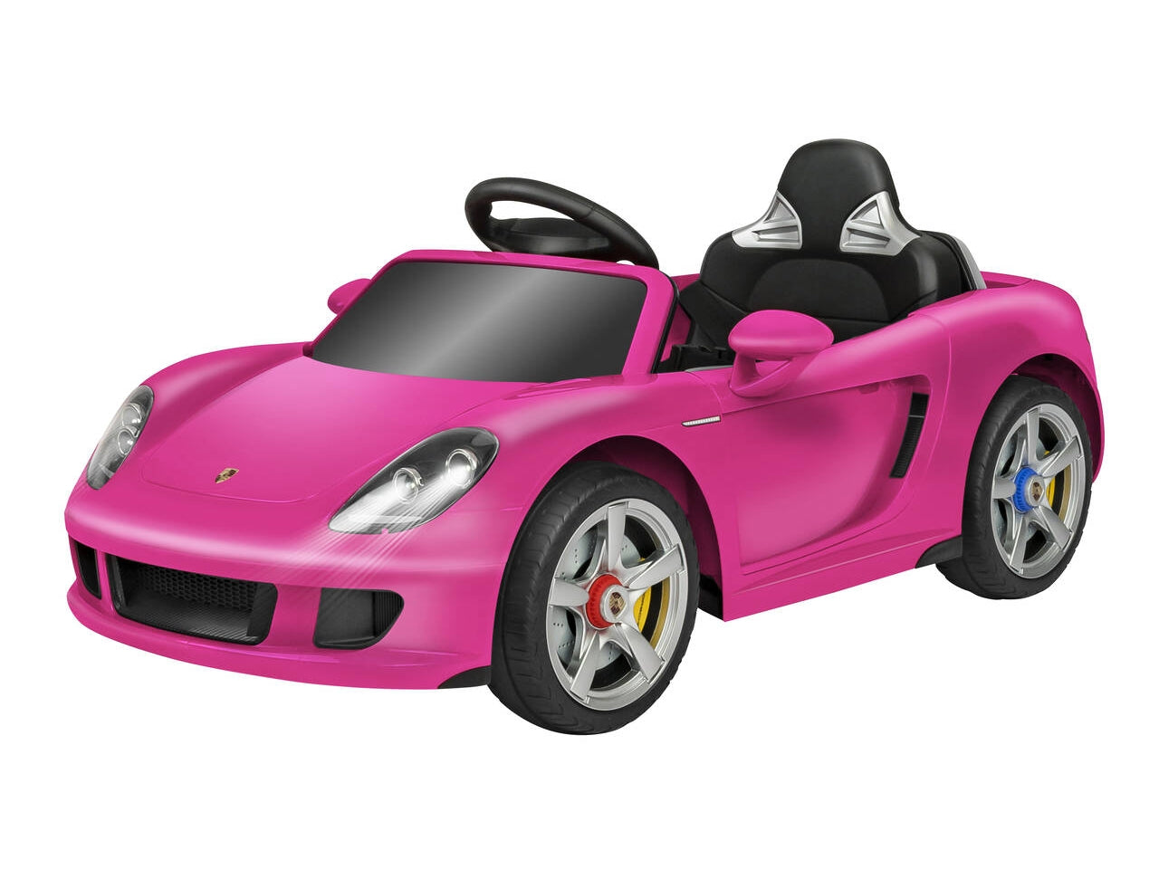 Auto Porsche Carrera gt con radiocomando 12v rosa