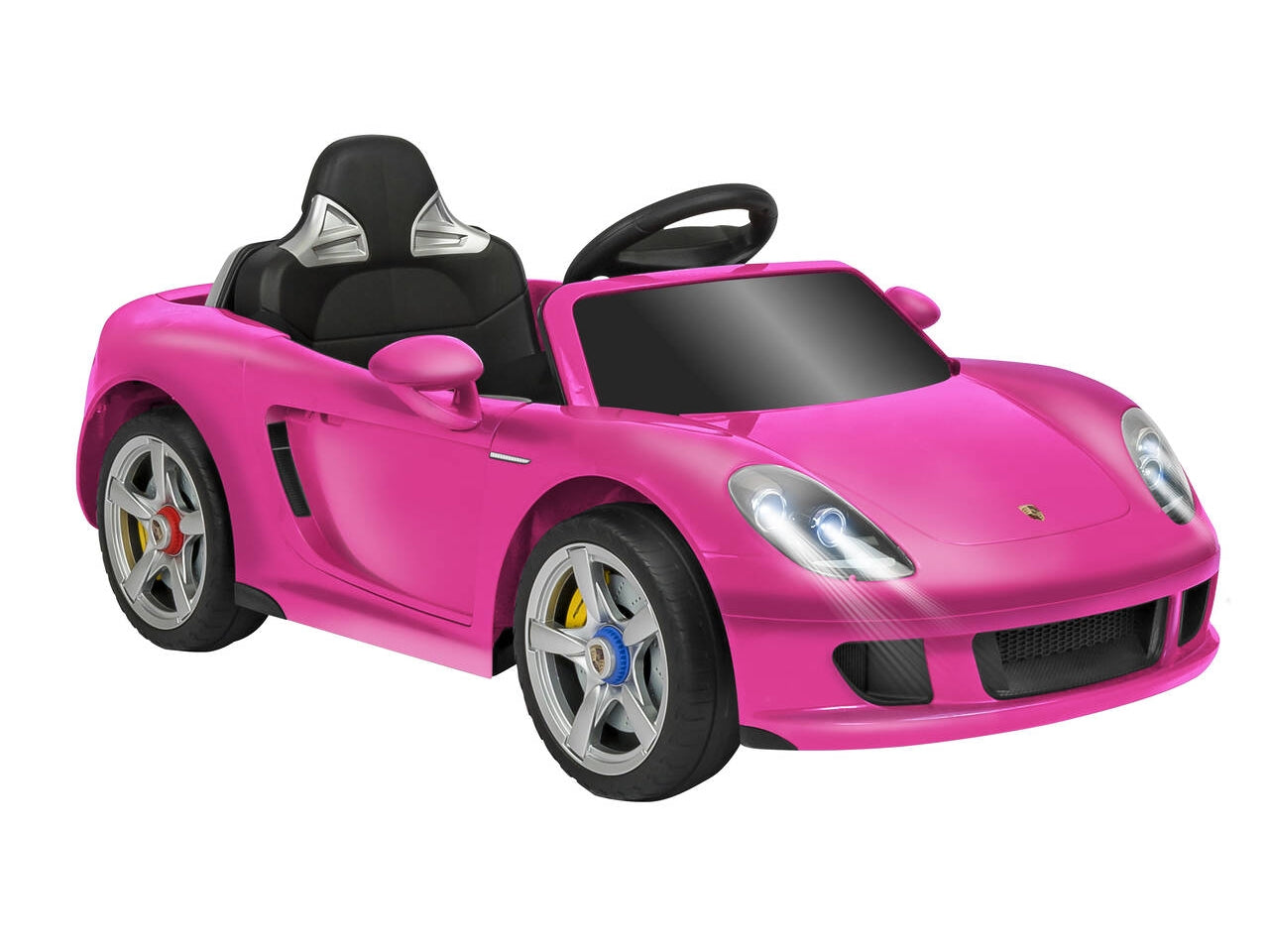 Auto Porsche Carrera gt con radiocomando 12v rosa