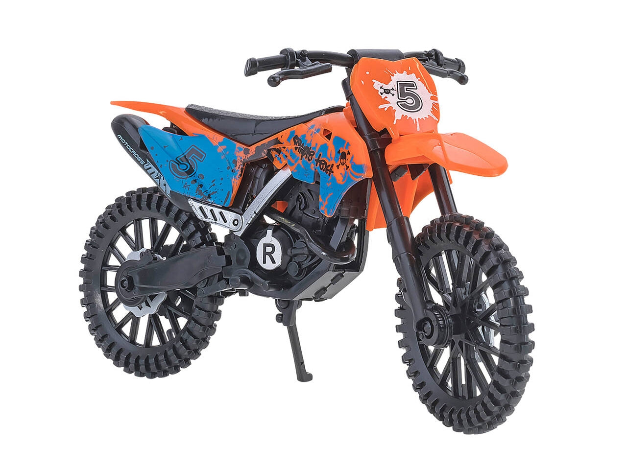 Motocross scala 1:12  3 colori assortiti