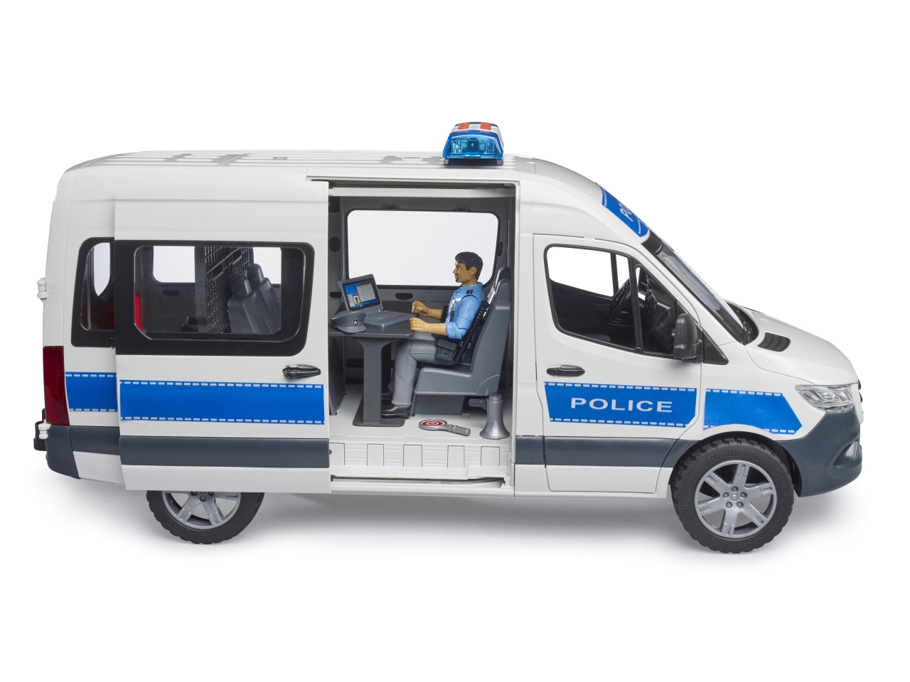 MB sprinter polizia con luci e suono
