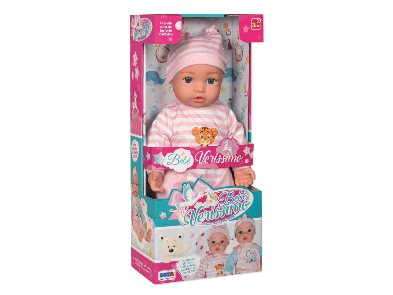 Bambola bebe verissimo 40cm morbido