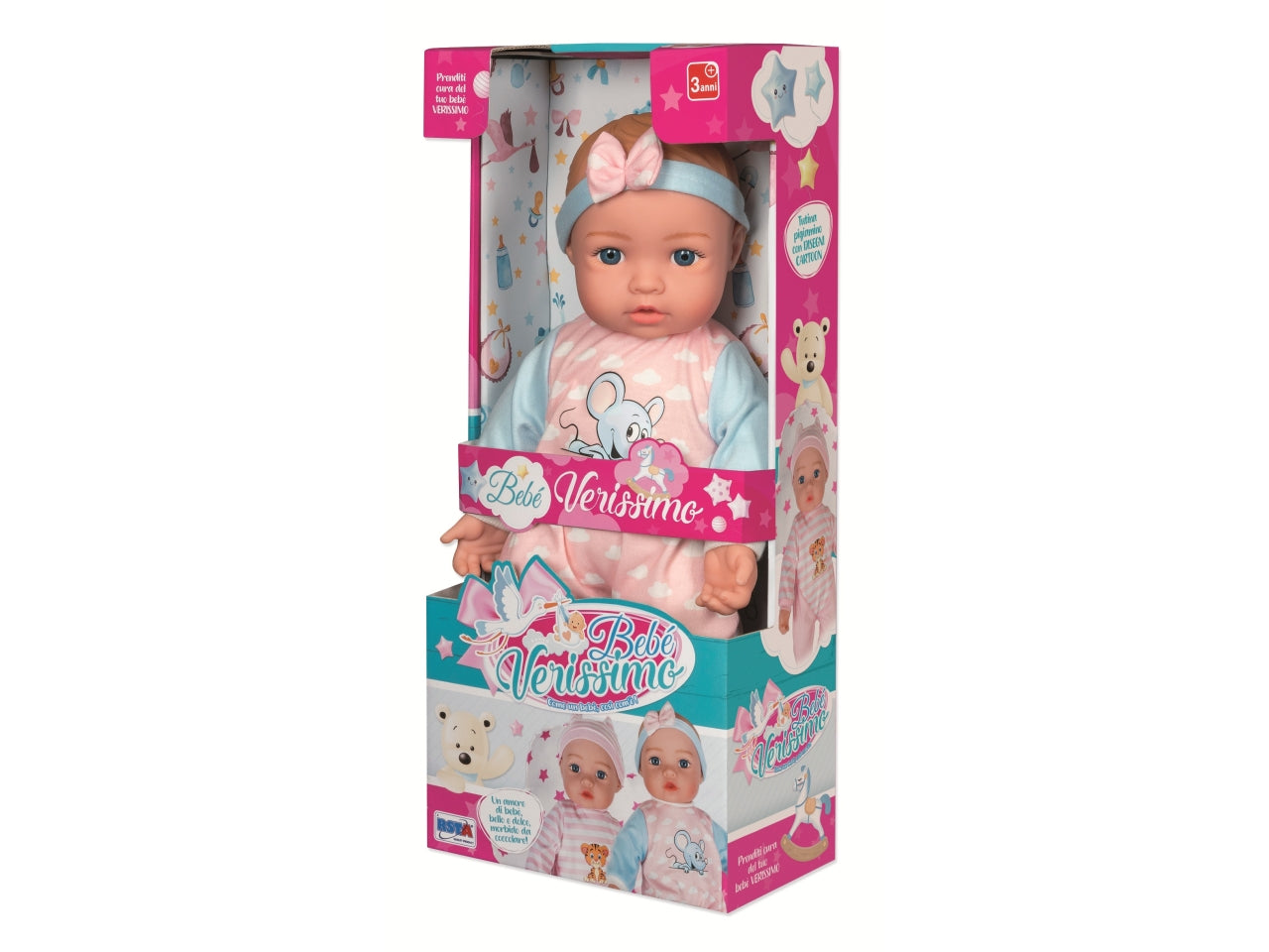 Bambola bebe verissimo 40cm morbido