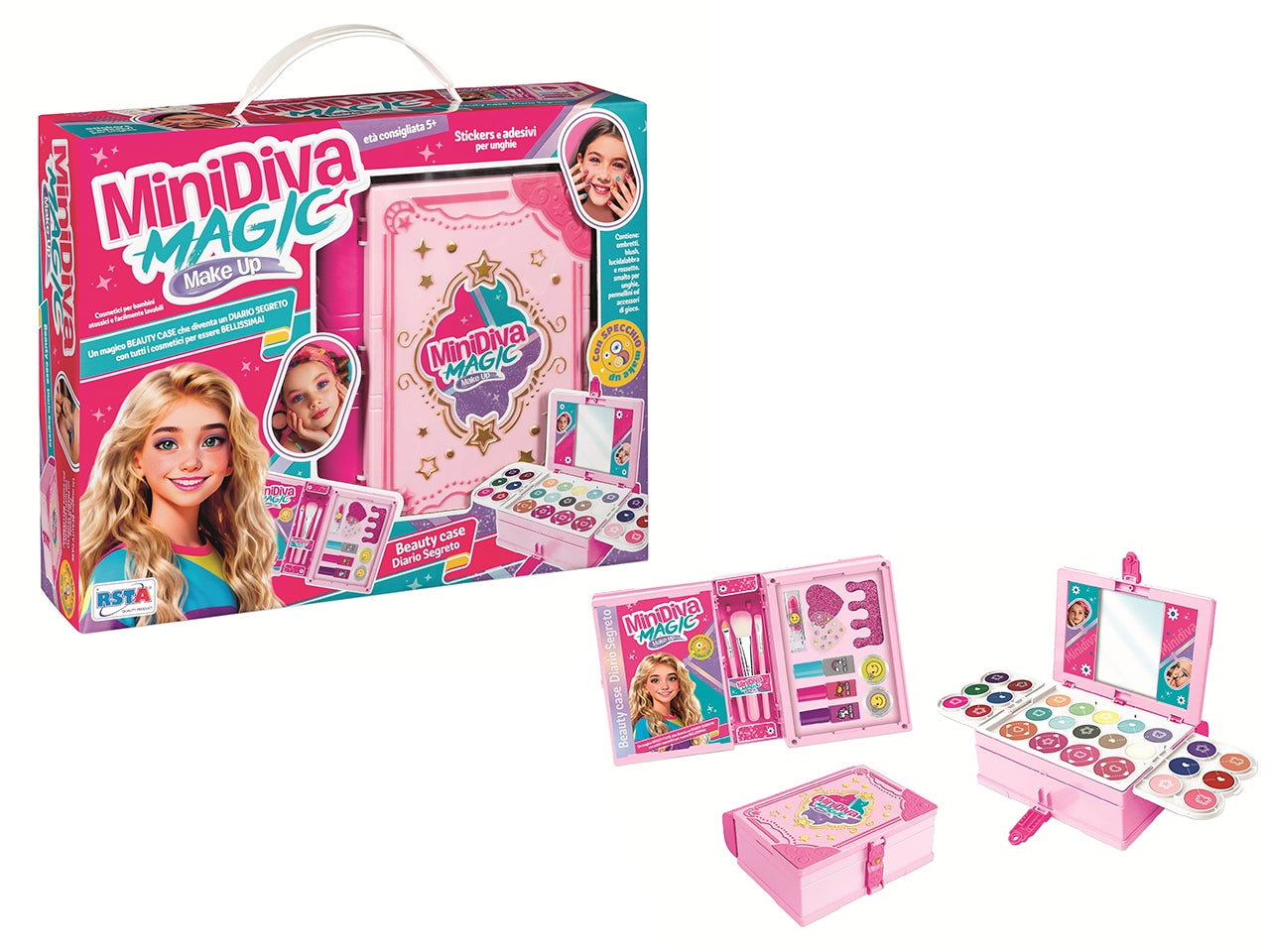 Minidiva beauty case diario segreto con trucchi