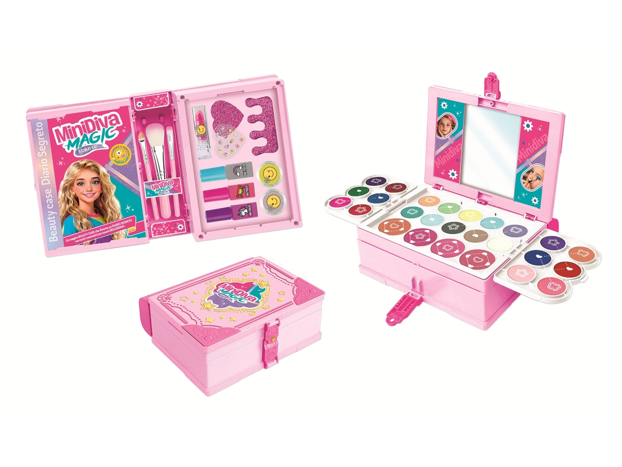 Minidiva beauty case diario segreto con trucchi