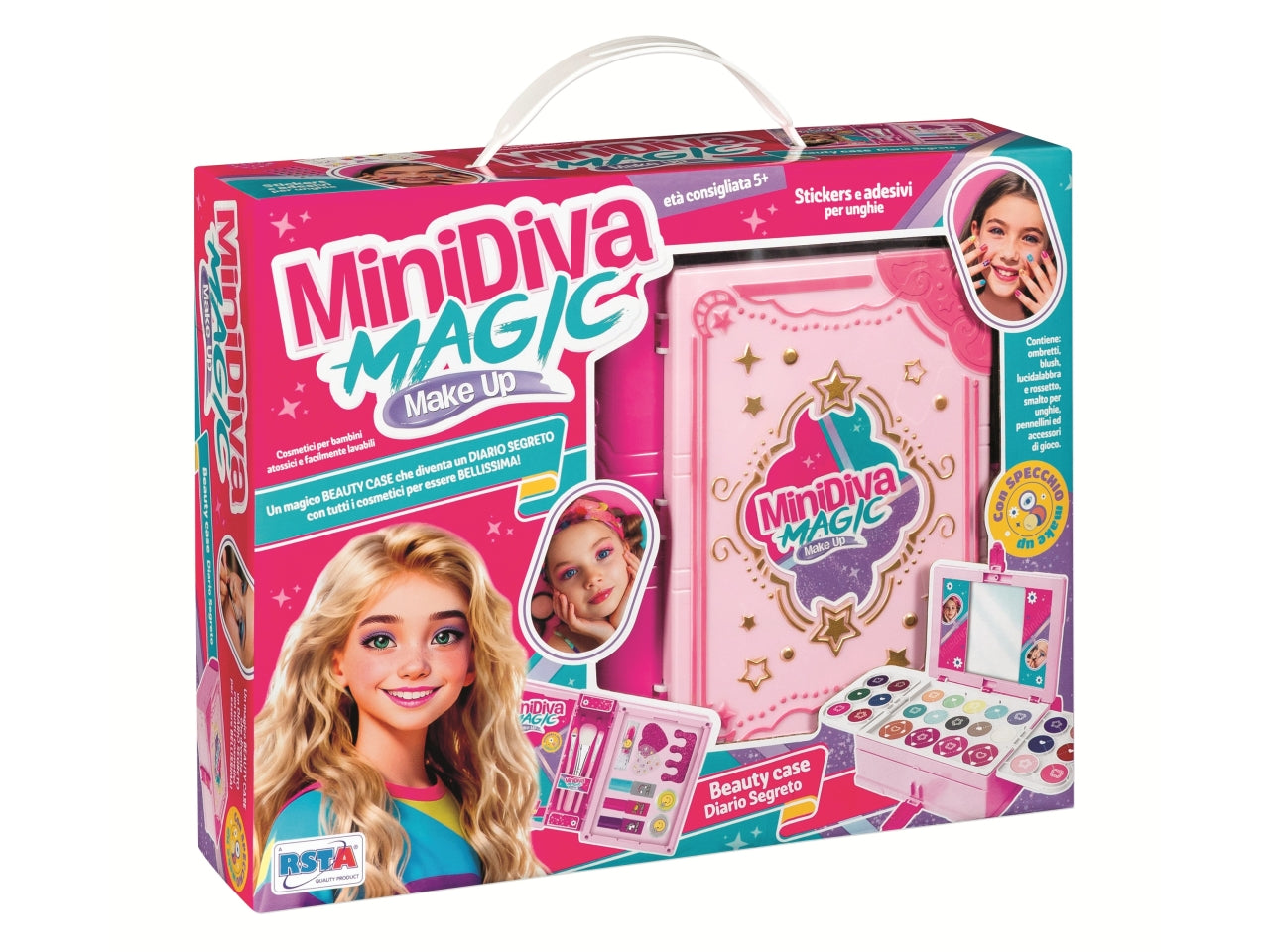 Minidiva beauty case diario segreto con trucchi