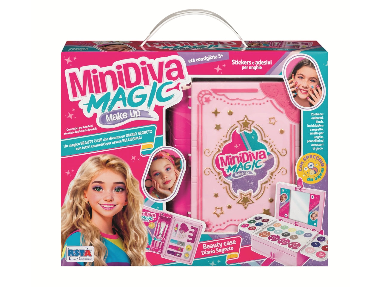 Minidiva beauty case diario segreto con trucchi
