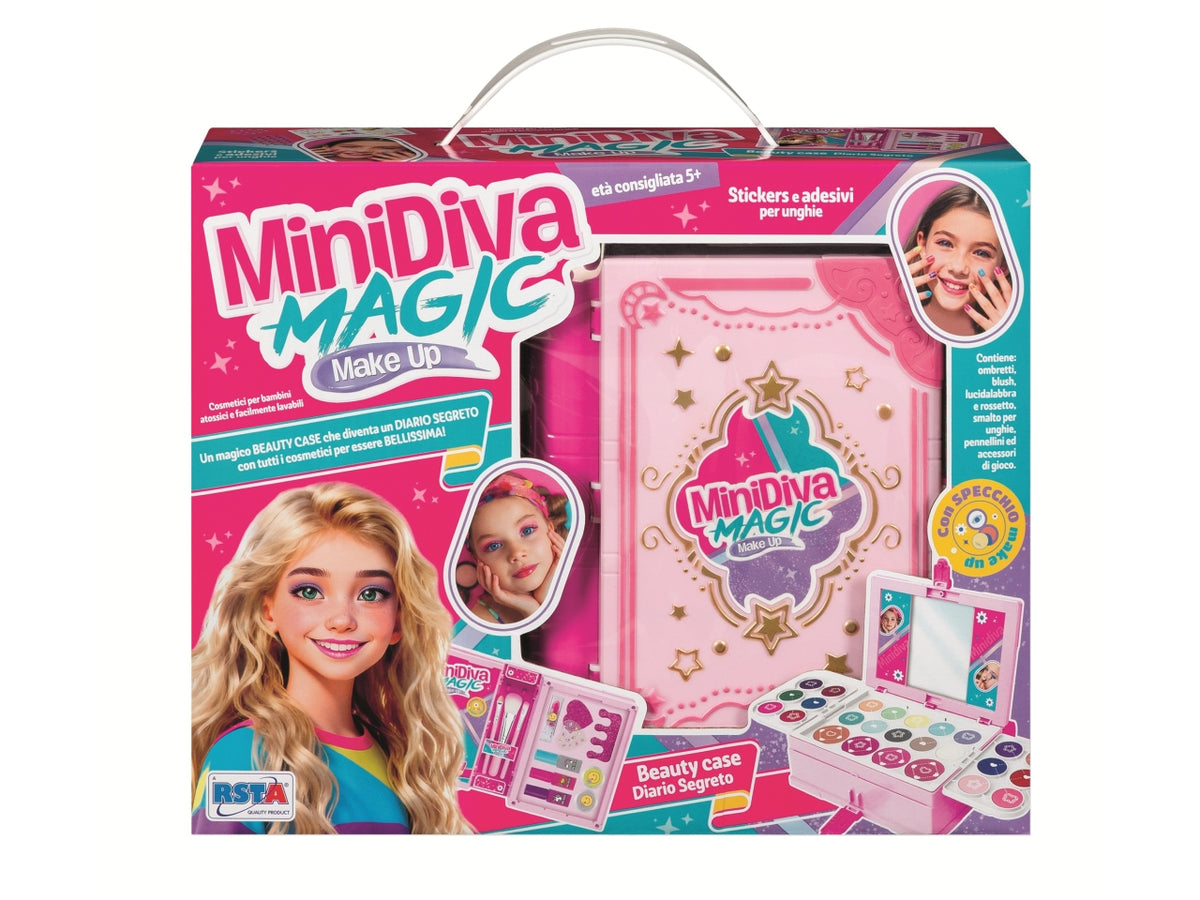 Minidiva beauty case diario segreto con trucchi