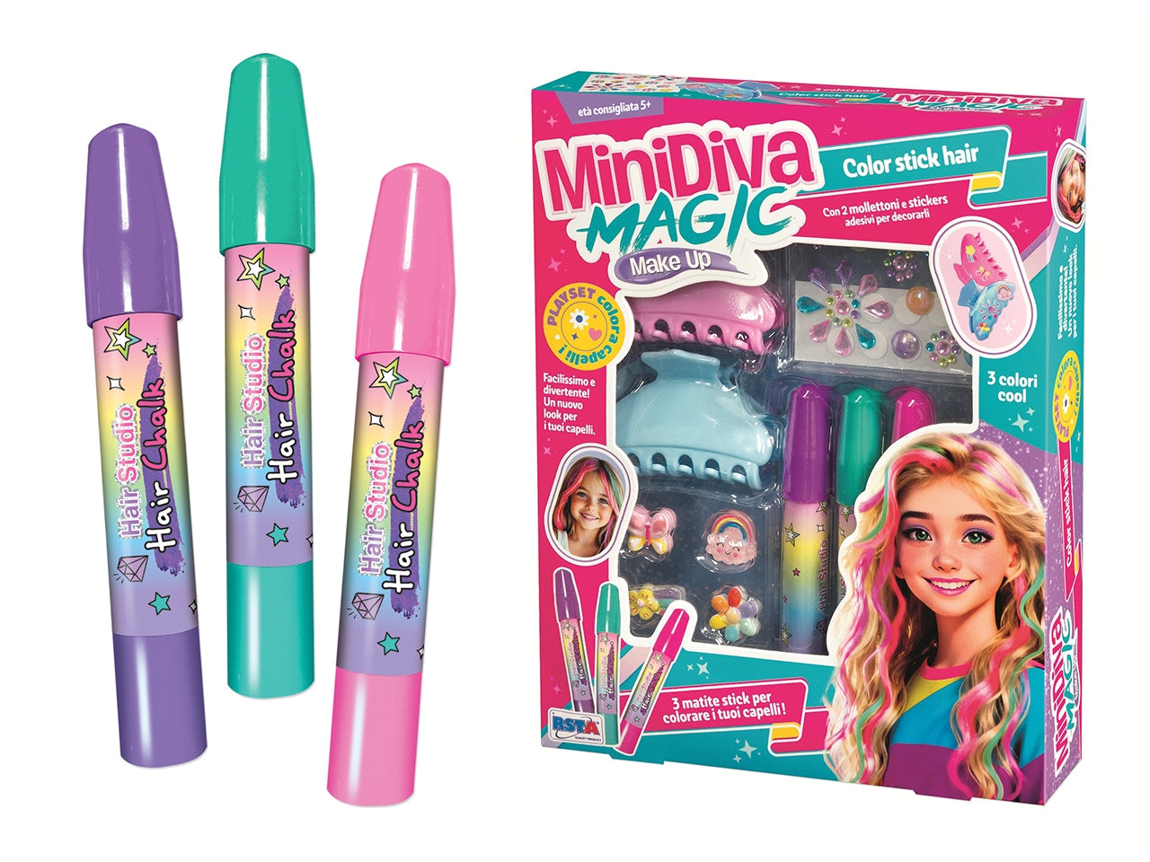 Minidiva magic make up stick colora capelli