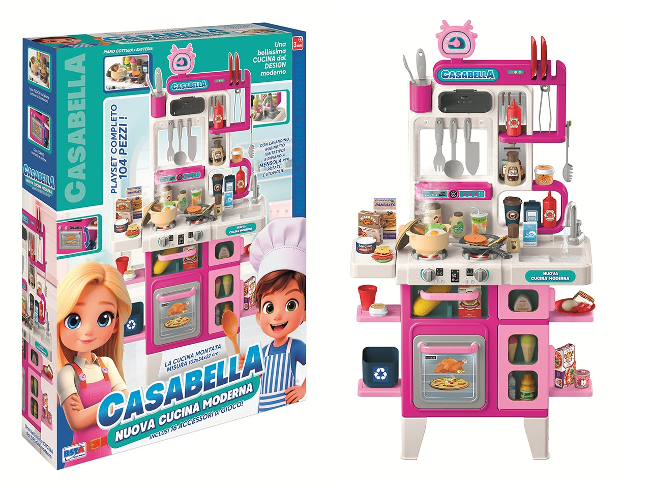 Casabella nuova cucina moderna a batteria