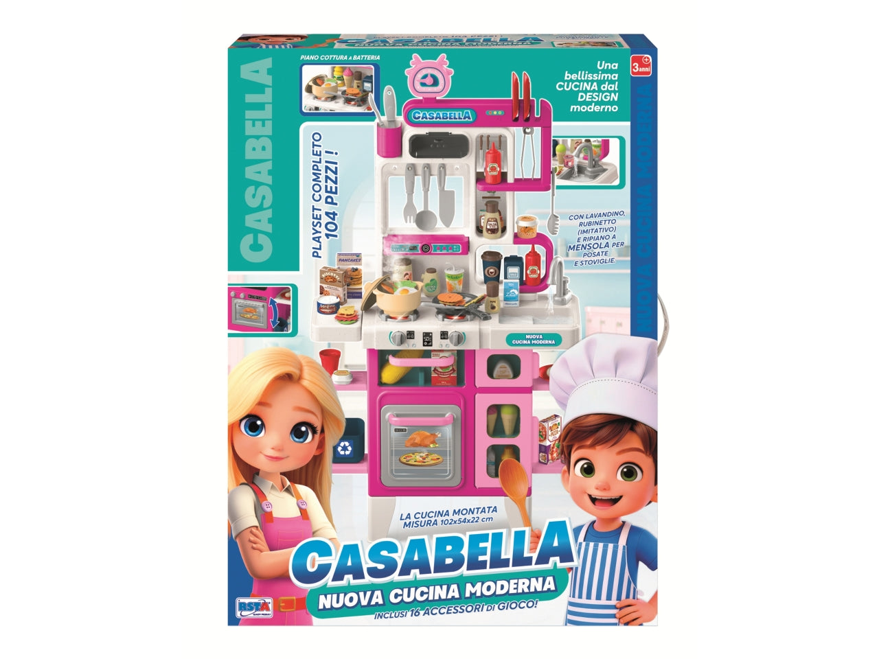 Casabella nuova cucina moderna a batteria