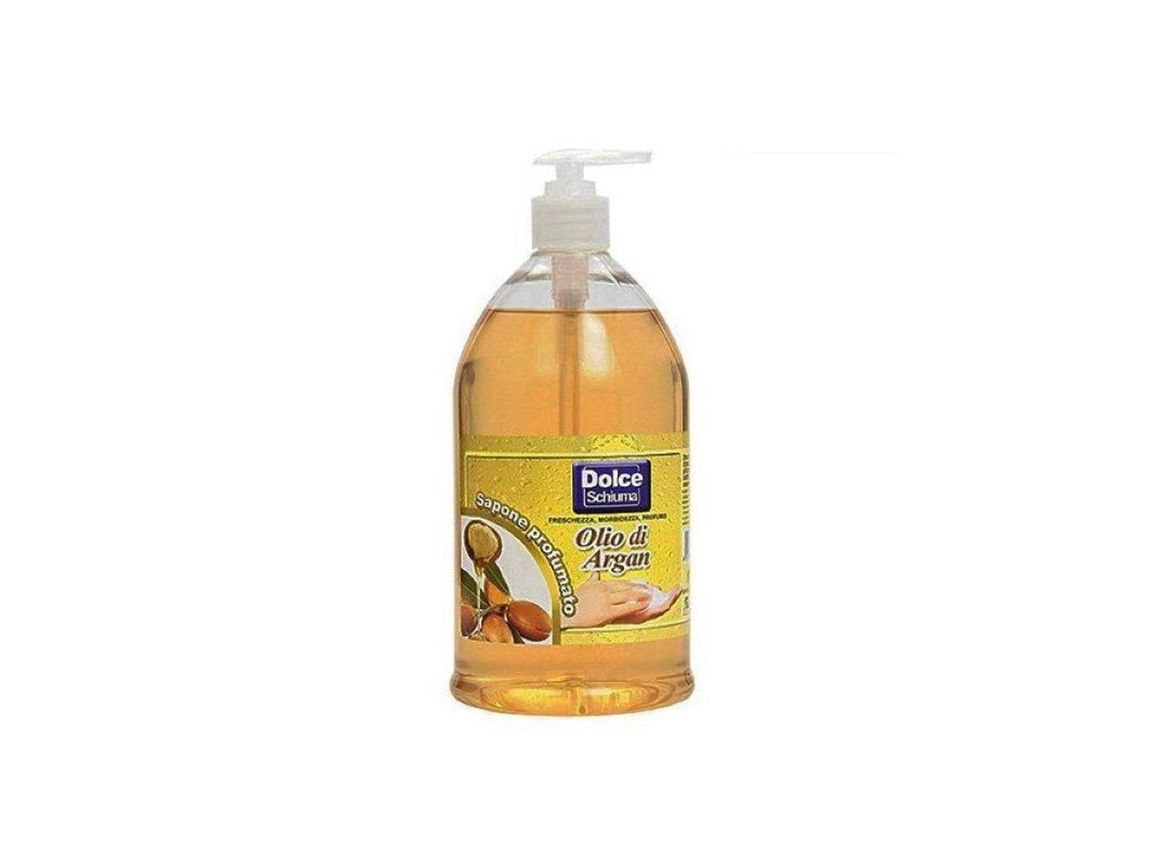 Dolce schiuma sapone liquido con dispenser da 1Lt argan $