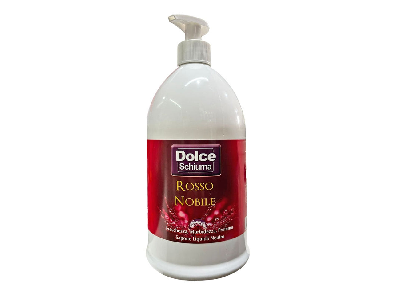 Dolce schiuma sapone liquido con dispenser da 1Lt rosso nobile $