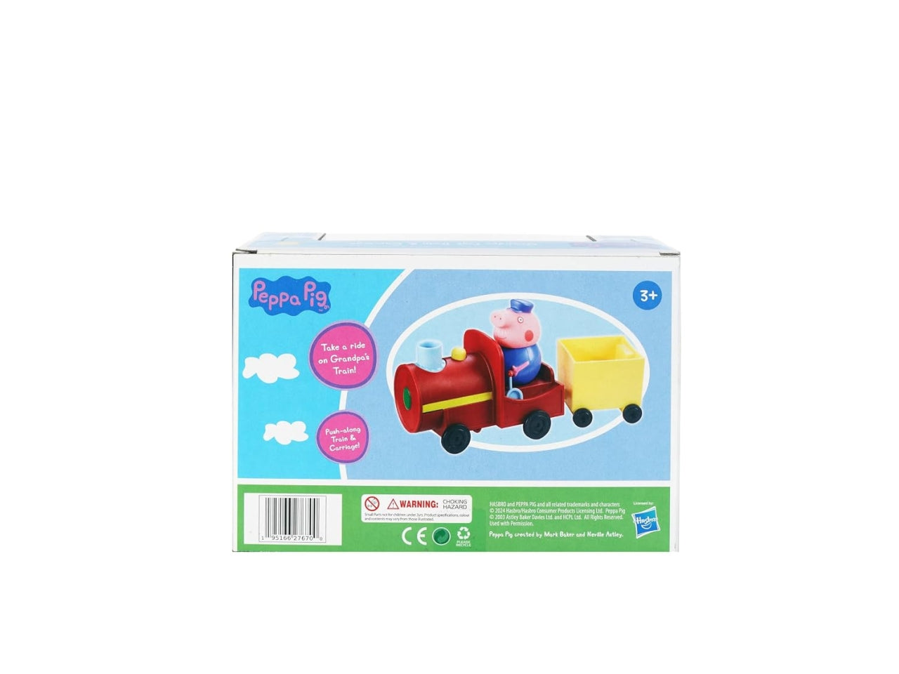 Peppa pig grandpa train & carriage