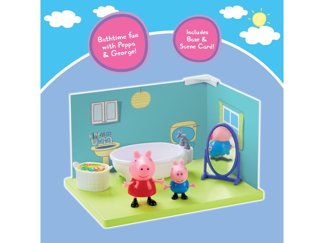 Peppa pig playset bathroom