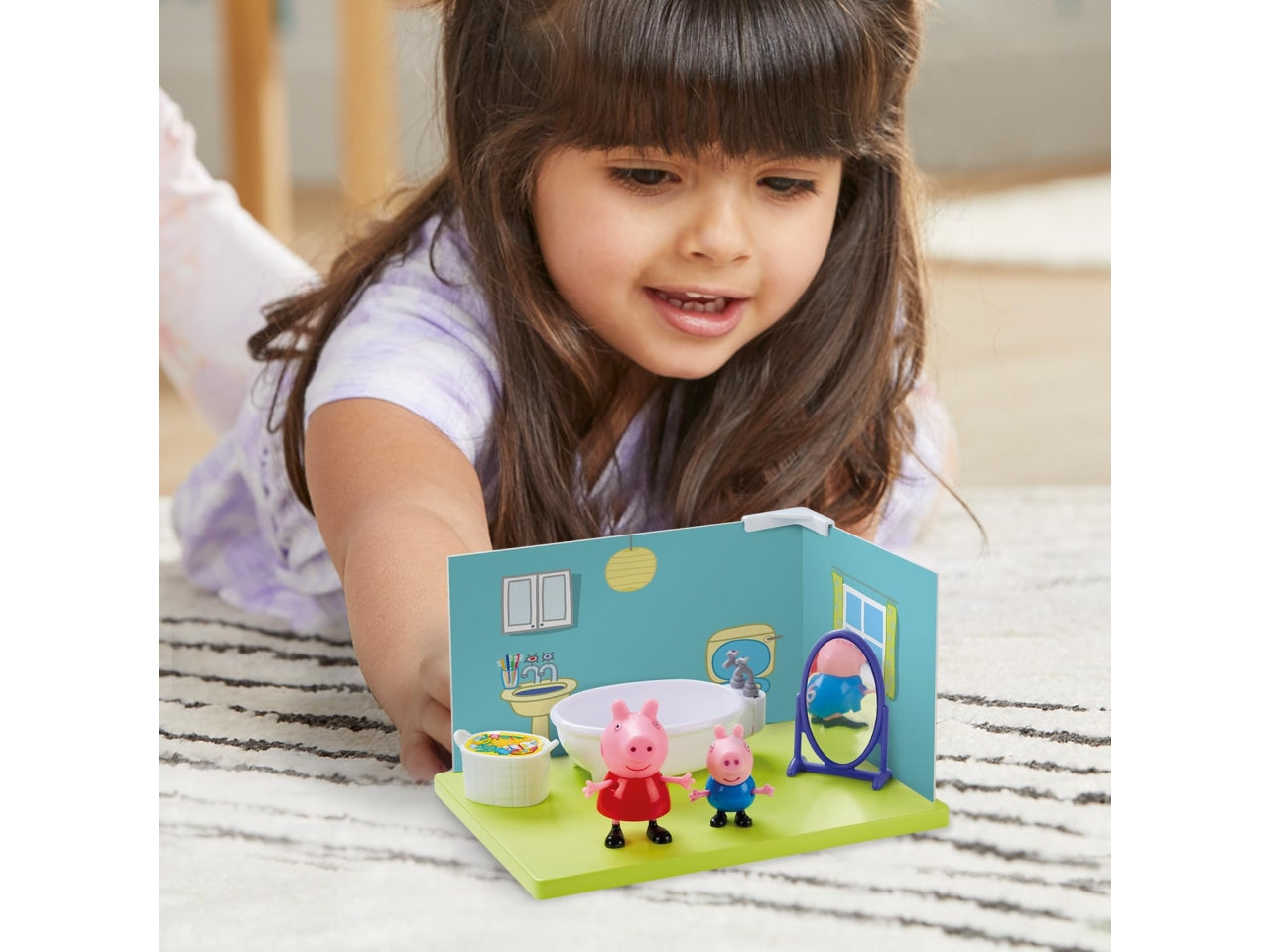 Peppa pig playset bathroom
