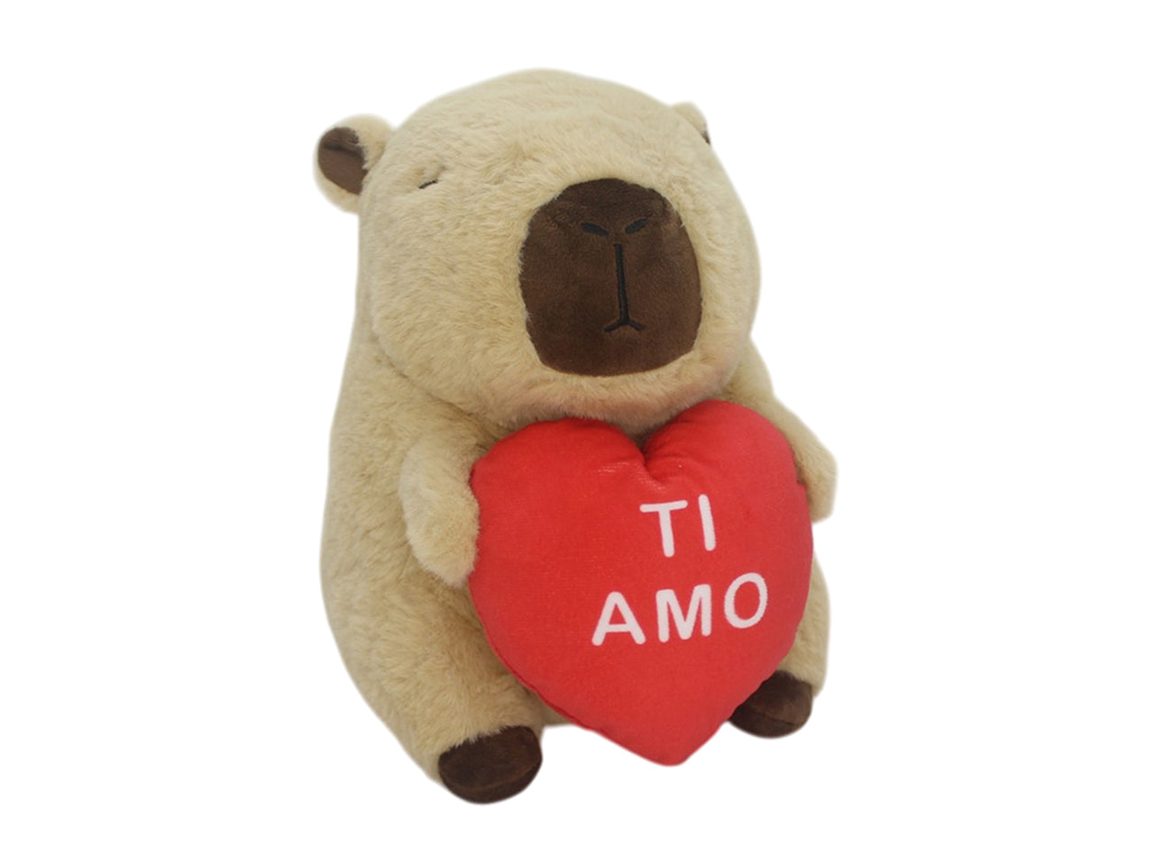 Capibara peluche 25cm con cuore