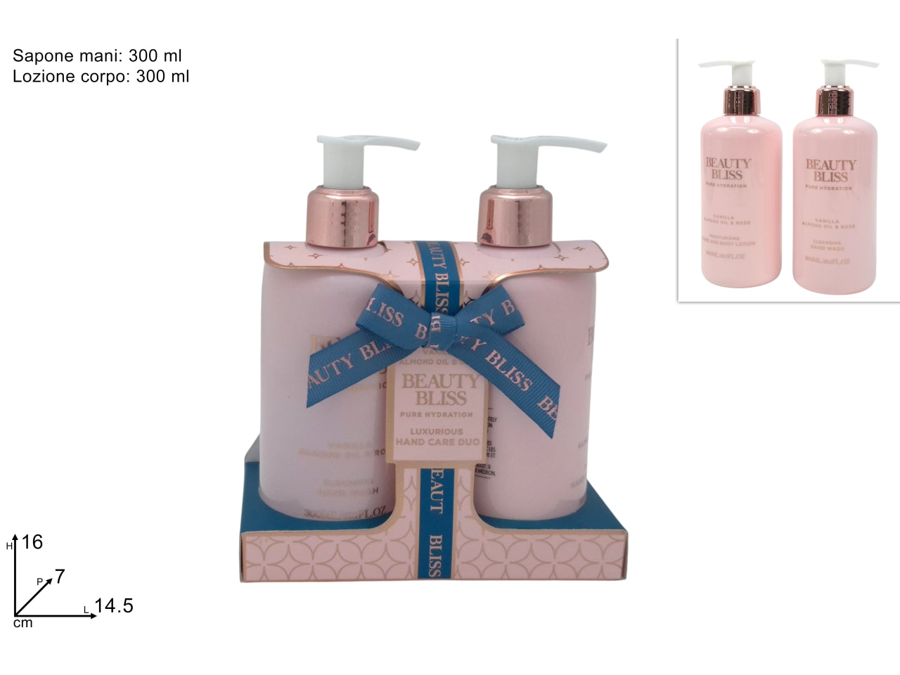 Confezione regalo linea corpo con sapone mani e lozione corpo