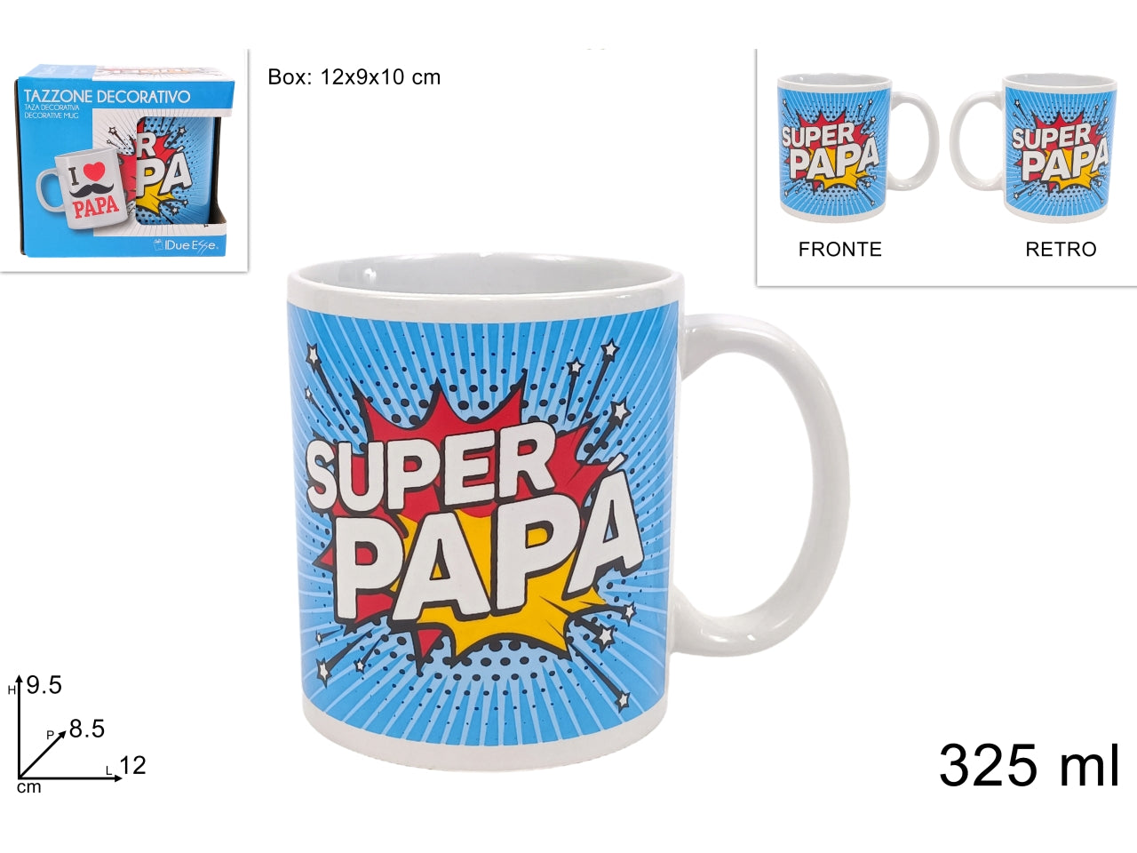 Tazzone mug 325ml festa del papa'