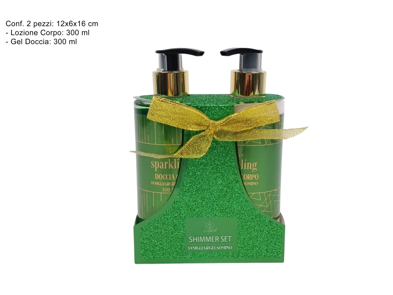 Confezione regalo linea bagno da uomo con lozione corpo e bagnoschiuma da 300ml