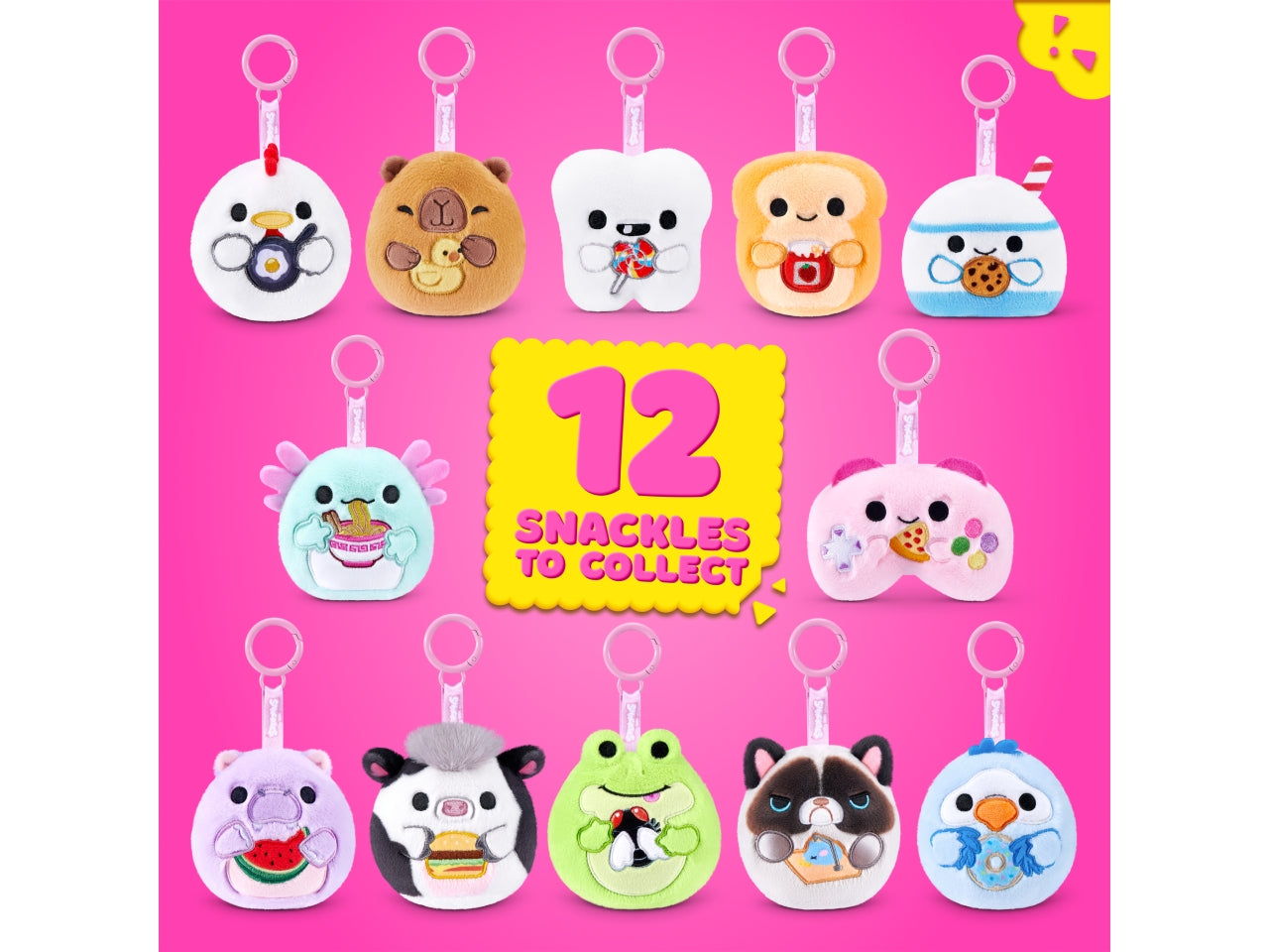 Snackles keychains s1