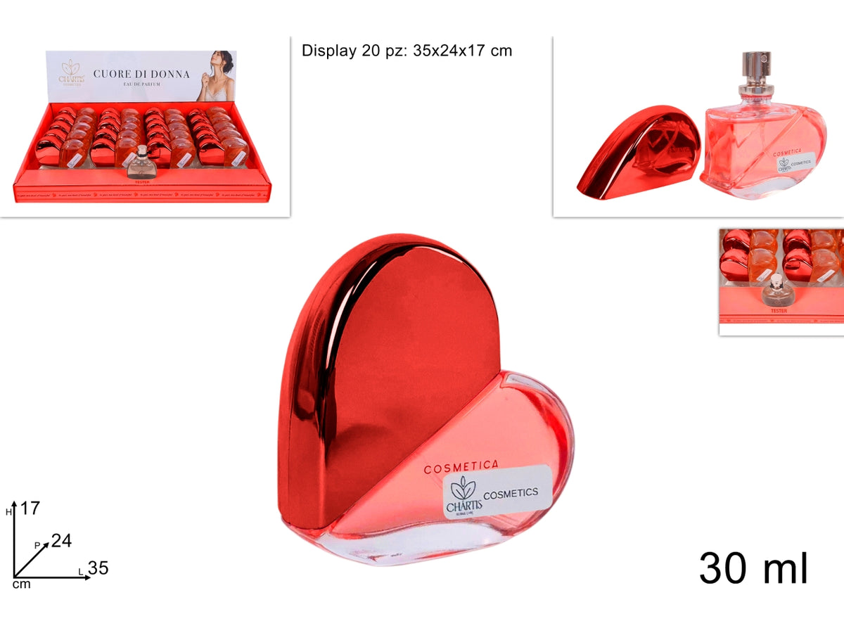 Profumo donna 30ml a cuore