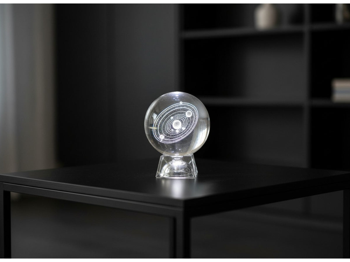 Sfera mondo luminosa 8cm