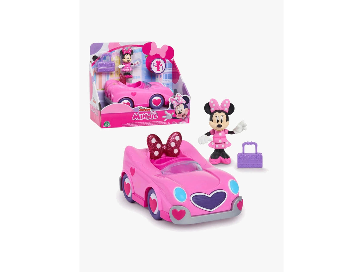 Minnie mouse figure e vehicle car