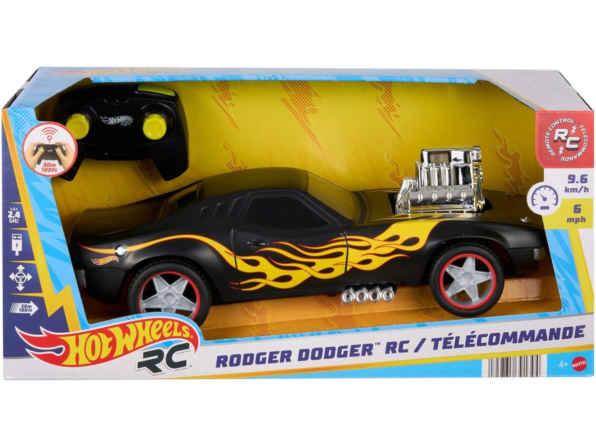 Hot wheels  rc 1:16 rodger dodger redeco