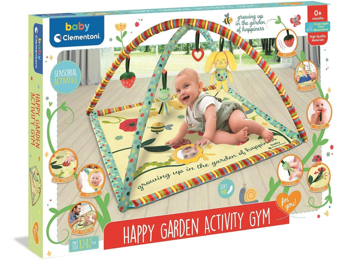 Baby clementoni tappetino palestrina garden of happiness play gym