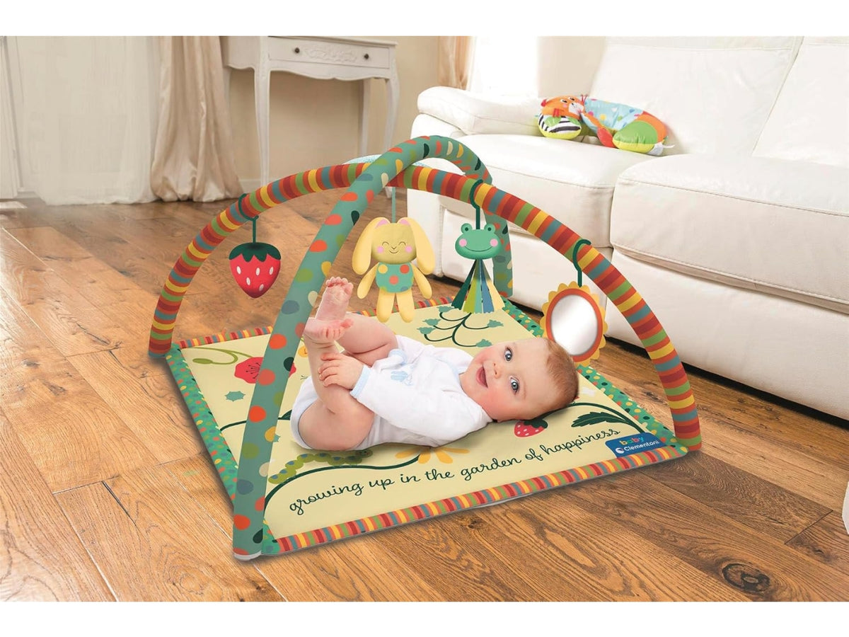 Baby clementoni tappetino palestrina garden of happiness play gym