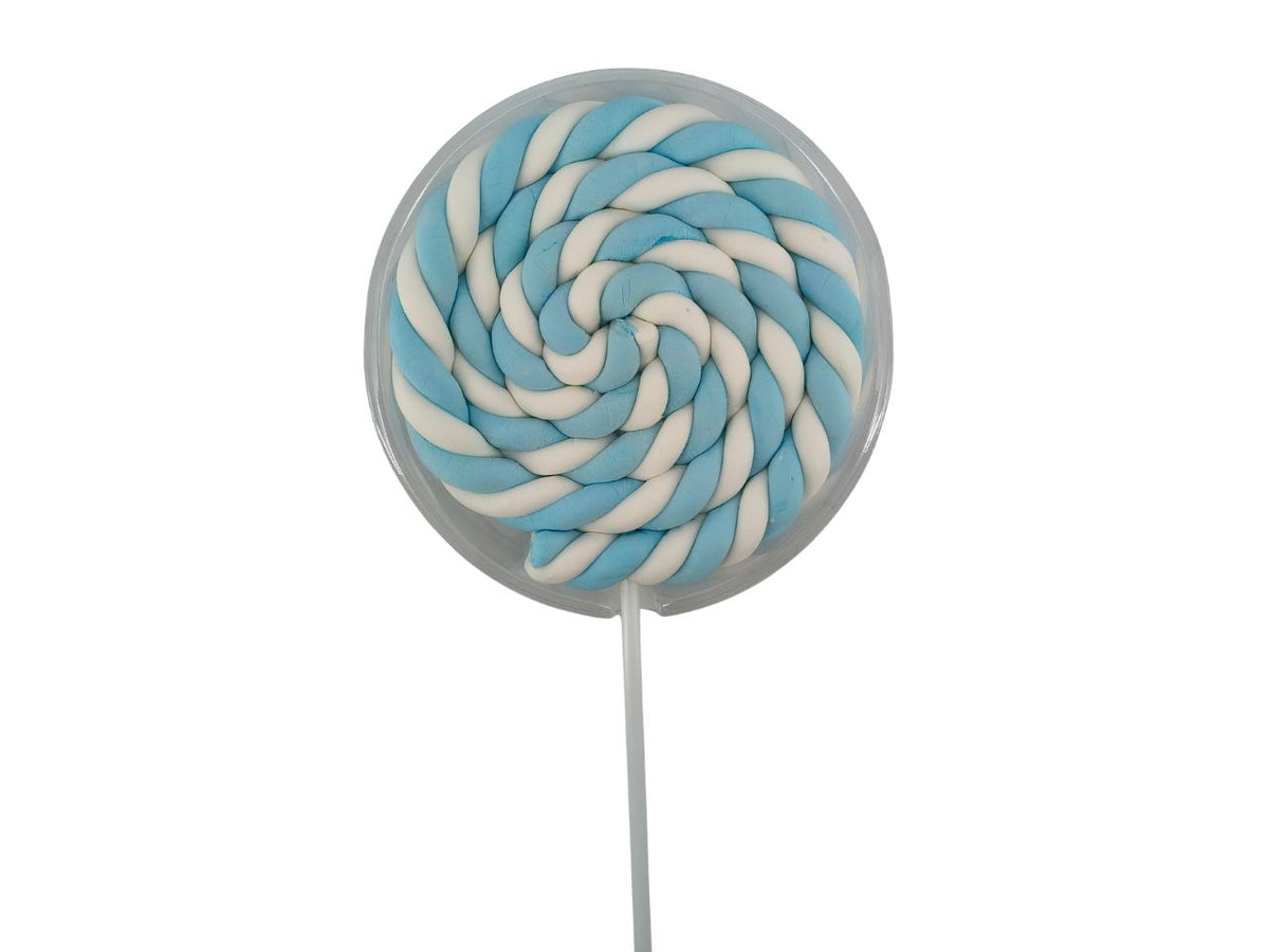 Lecca lecca roller marshmallow 60gr bianco/azzurro