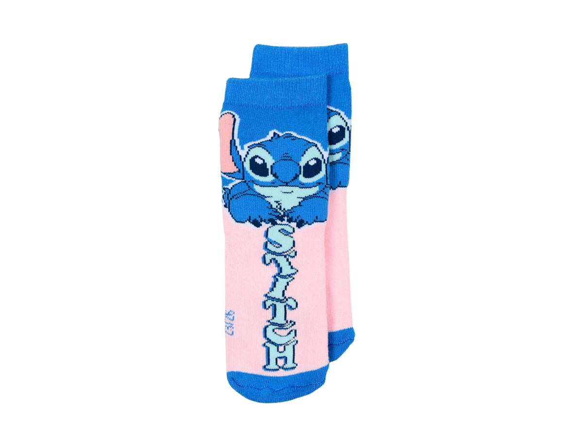 Lilo e Stitch calzini spugna antiscivolo 31/34 blu