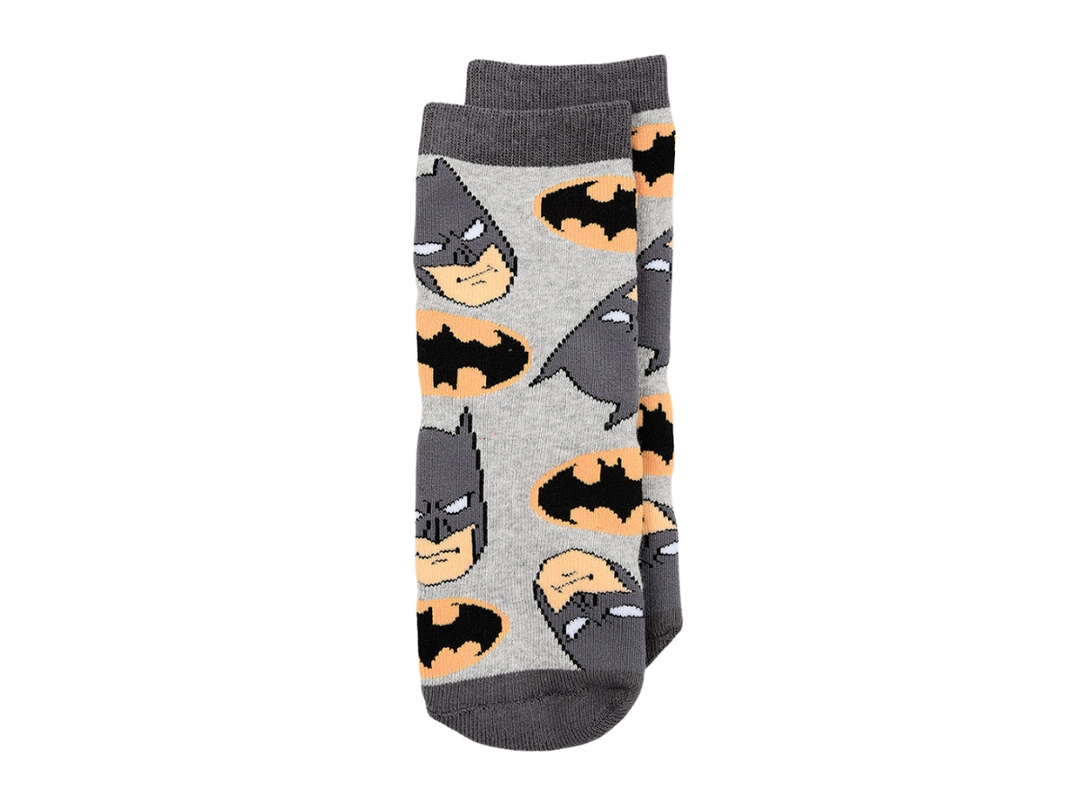 Batman calzini spugna antiscivolo 23/26 grigio chiaro