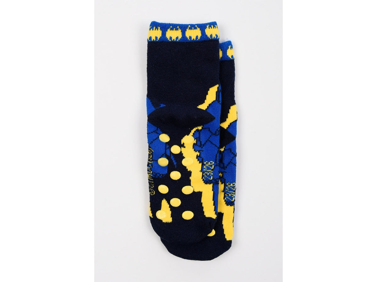 Batman calzini spugna antiscivolo 23/26 blu navy