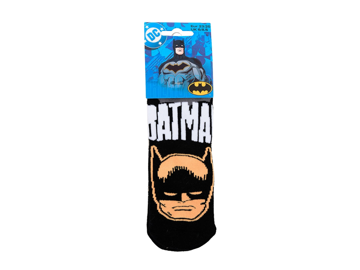 Batman calzini spugna antiscivolo 23/26 nero