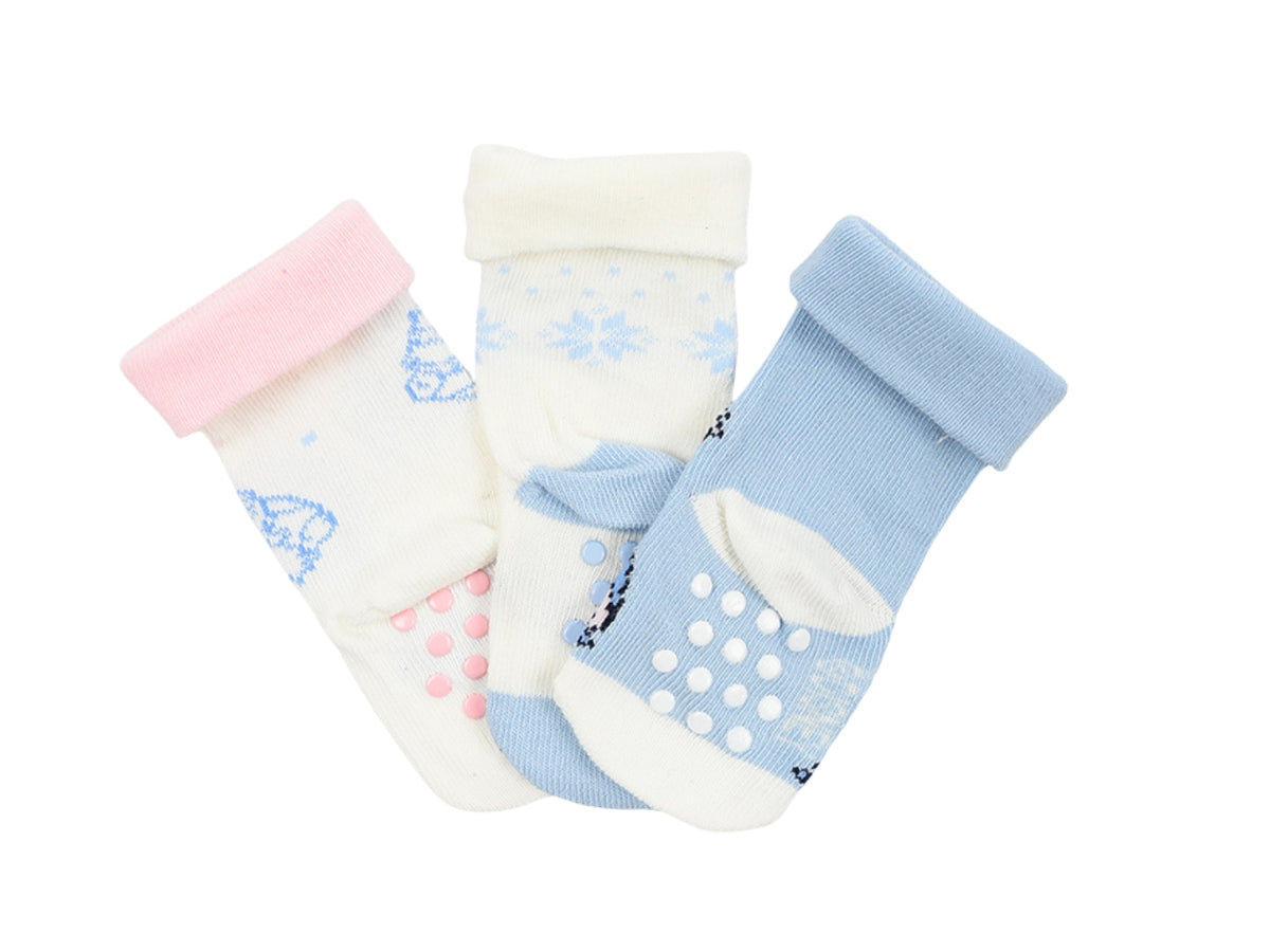 Lilo e Stitch confezione 3 calzini con risvolto 62% cotone 6/12 mesi