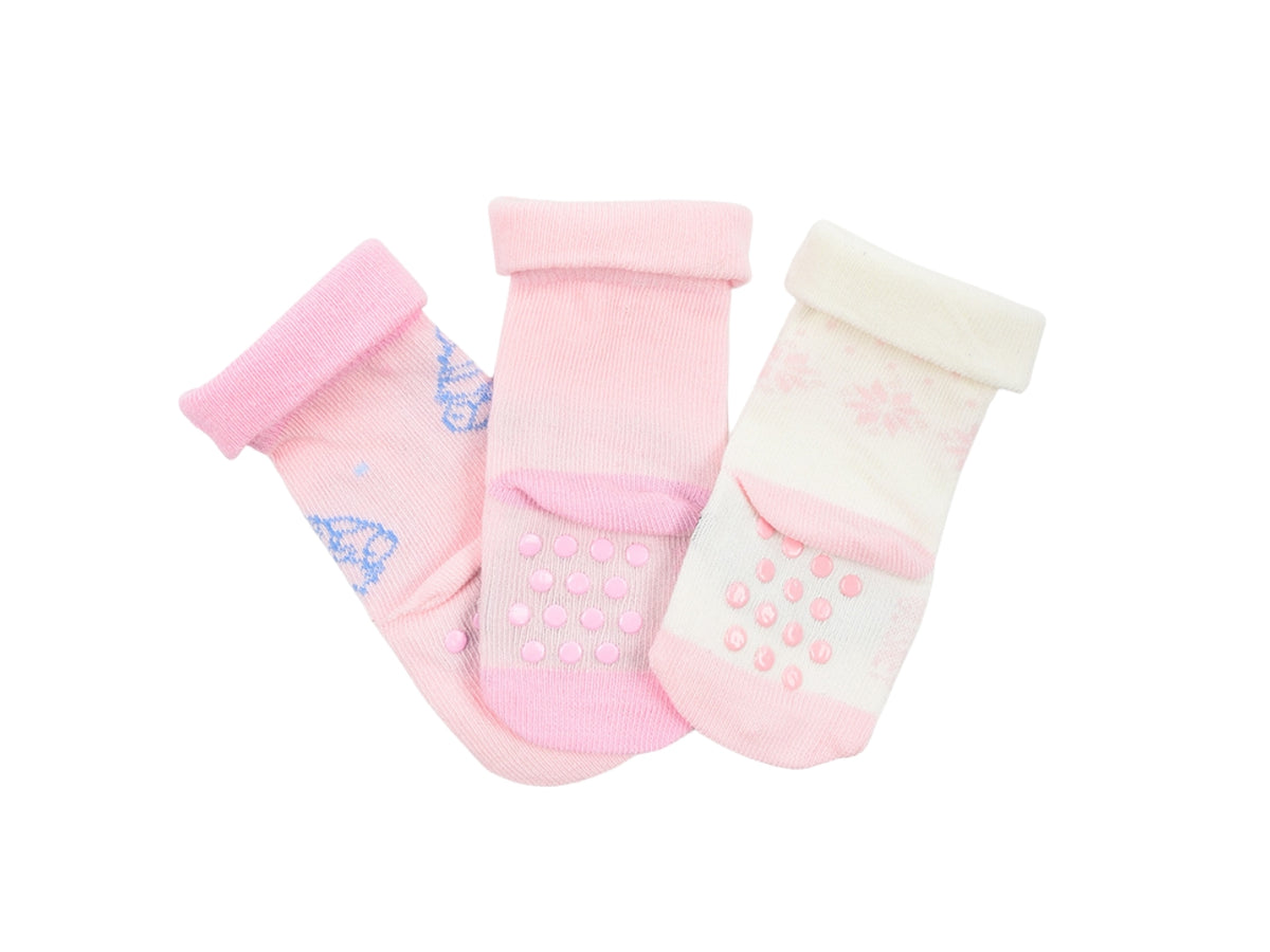 Lilo e Stitch confezione 3 calzini con risvolto 62% cotone 6/12 mesi