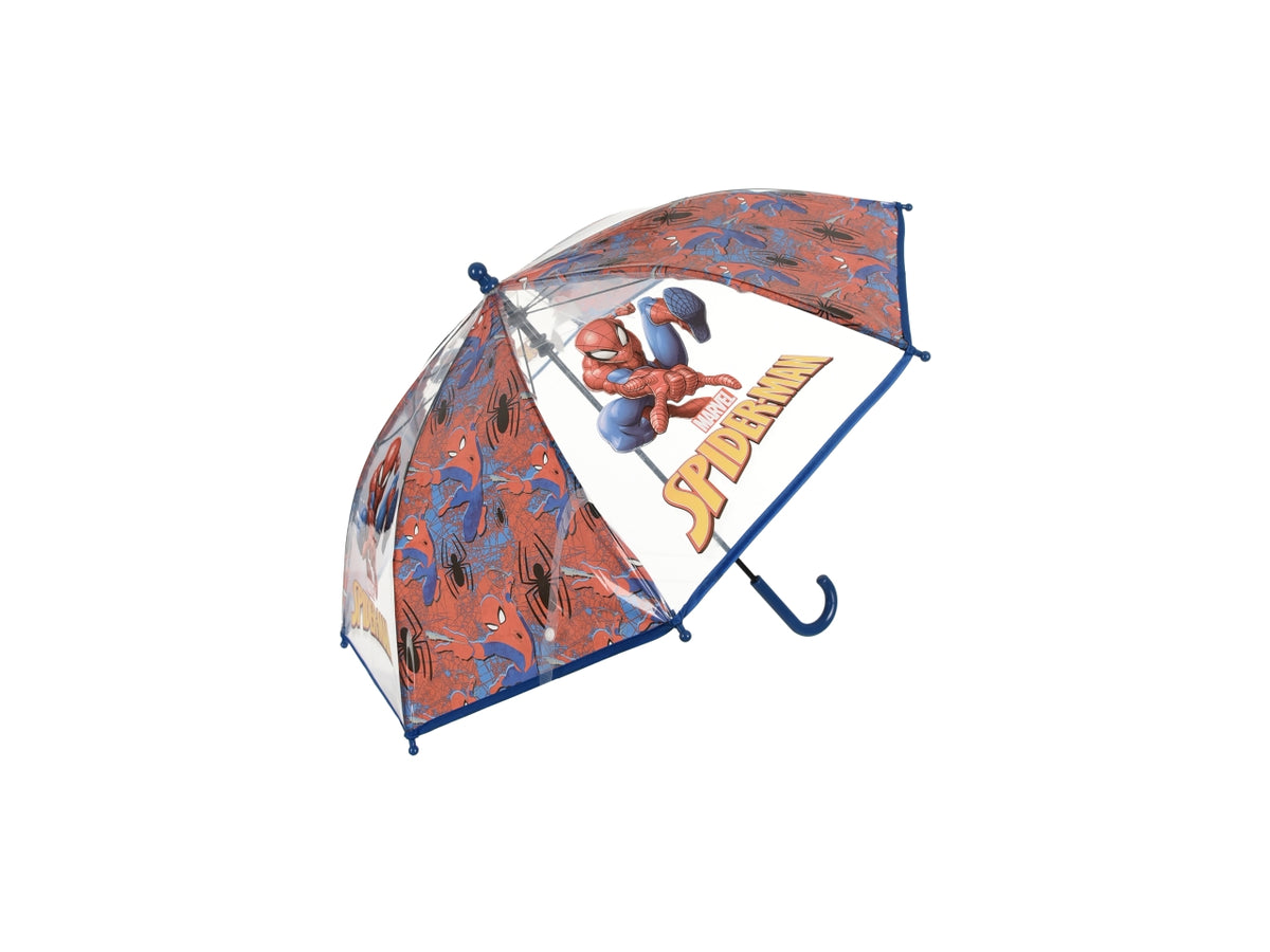 Spiderman ombrello blu