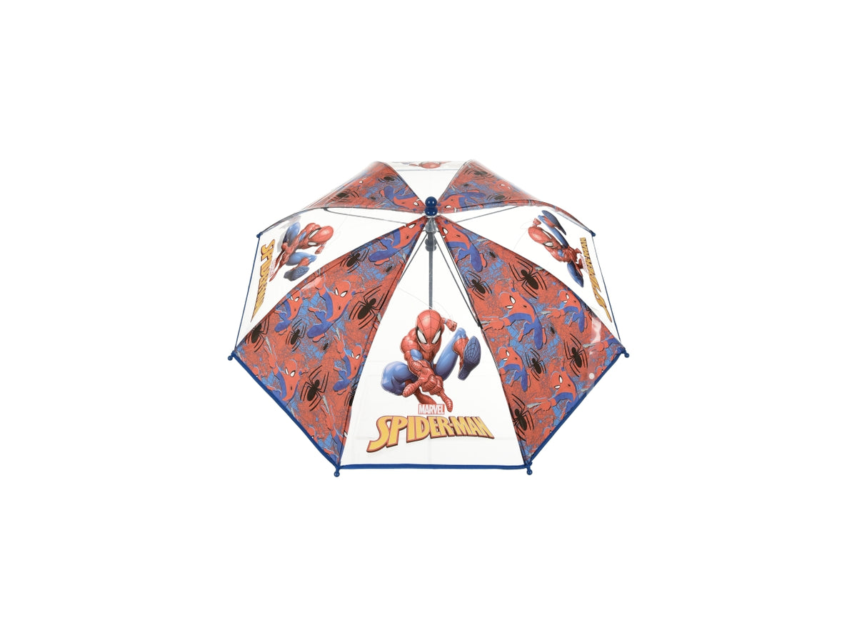Spiderman ombrello blu