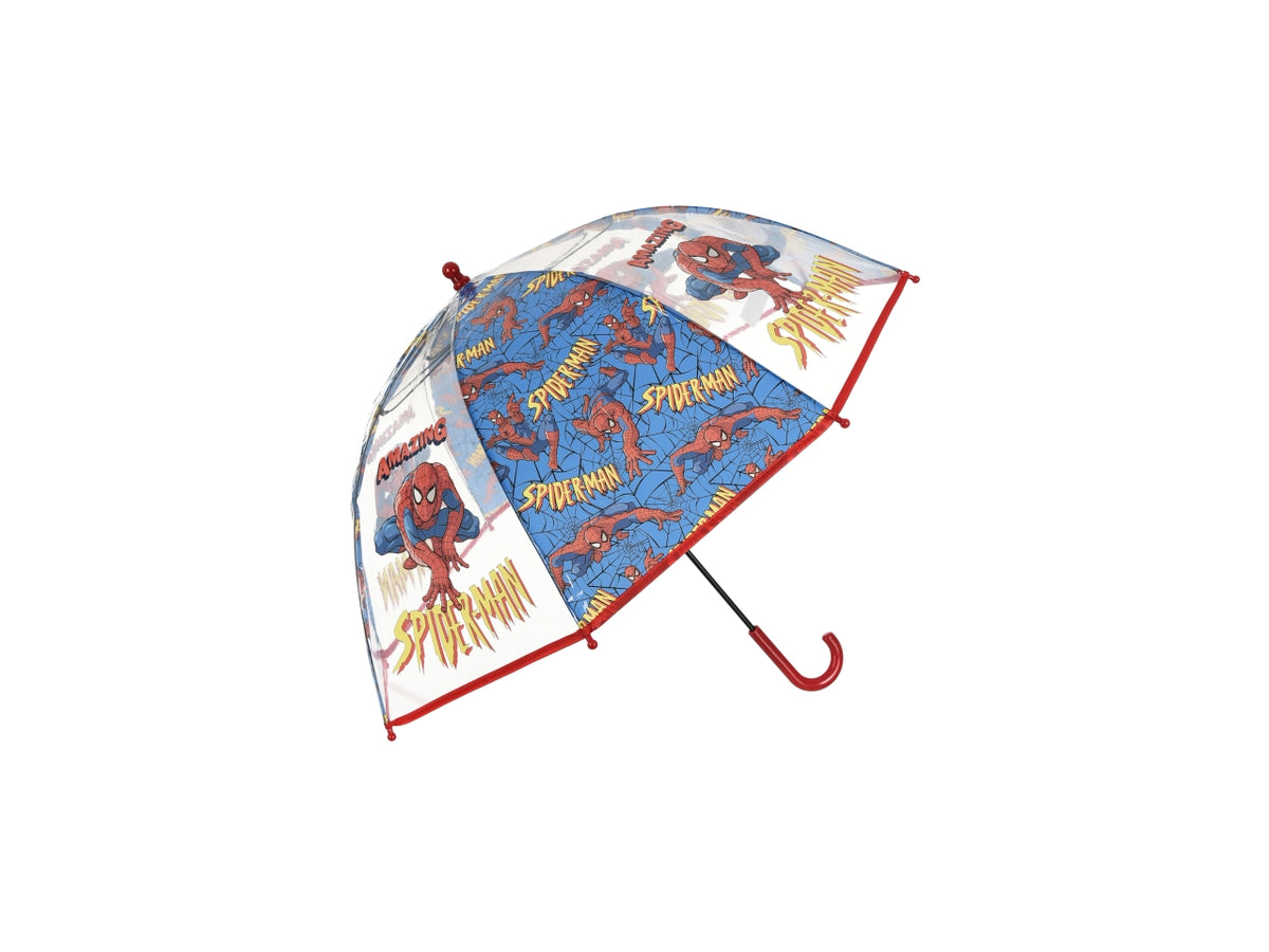 Spiderman ombrello blu