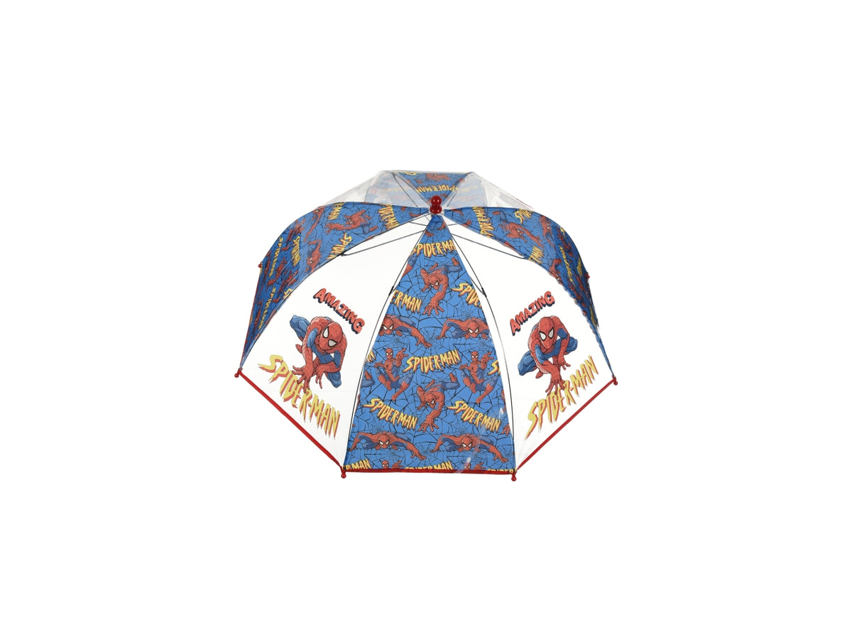 Spiderman ombrello blu