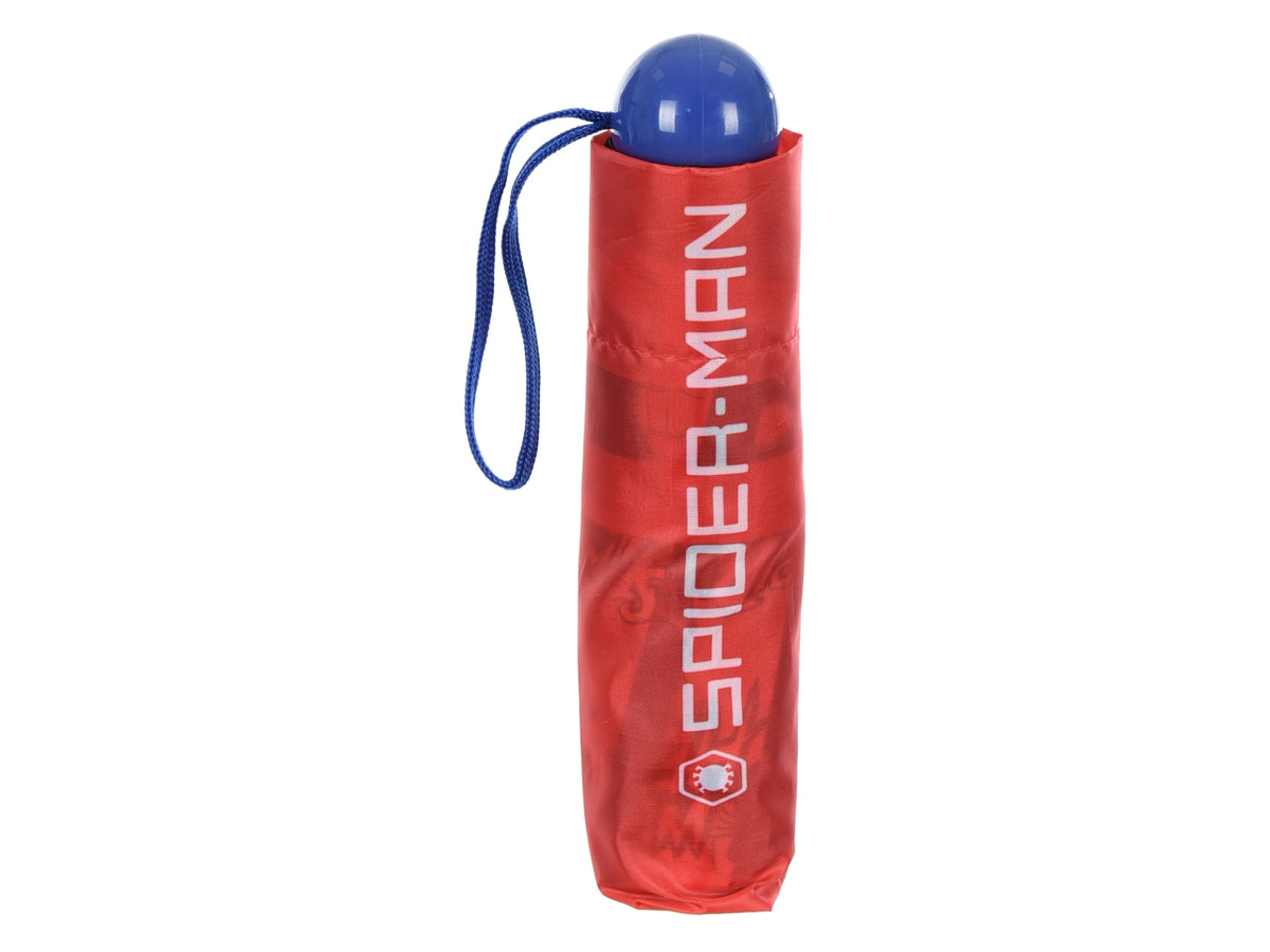 Spiderman ombrello pieghevole rosso