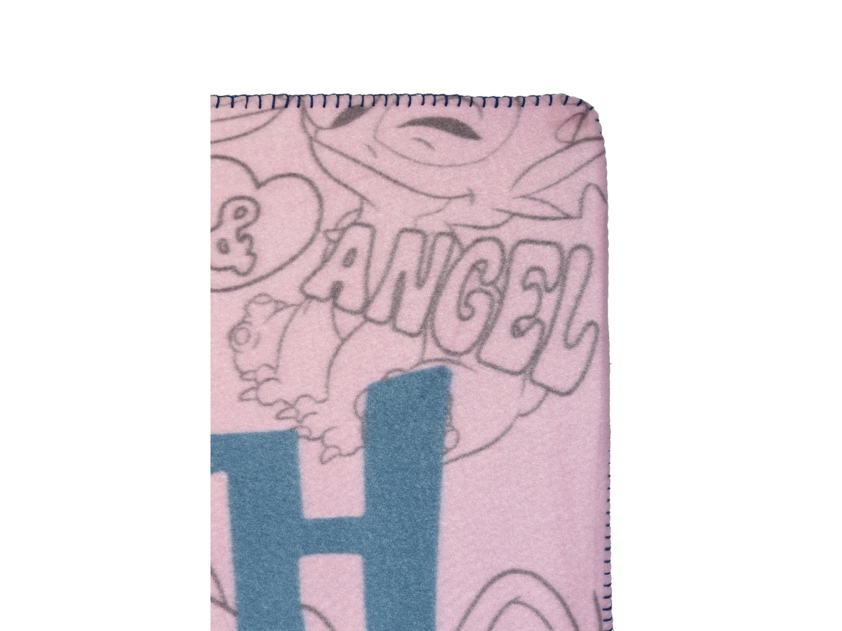 Lilo e Stitch plaid 100x150cm in pile lilla