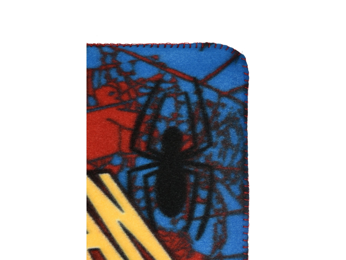 Spiderman plaid 100x150cm in pile rosso