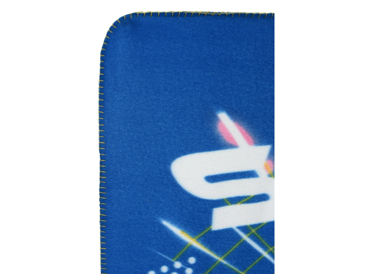 Sonic classic plaid 100x150cm in pile blu