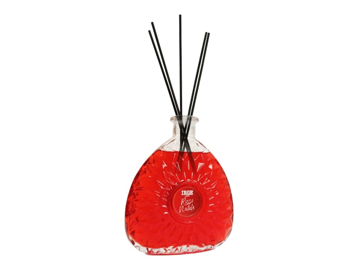 Deo diffusore irge 700ml rosso natale con bastoncini