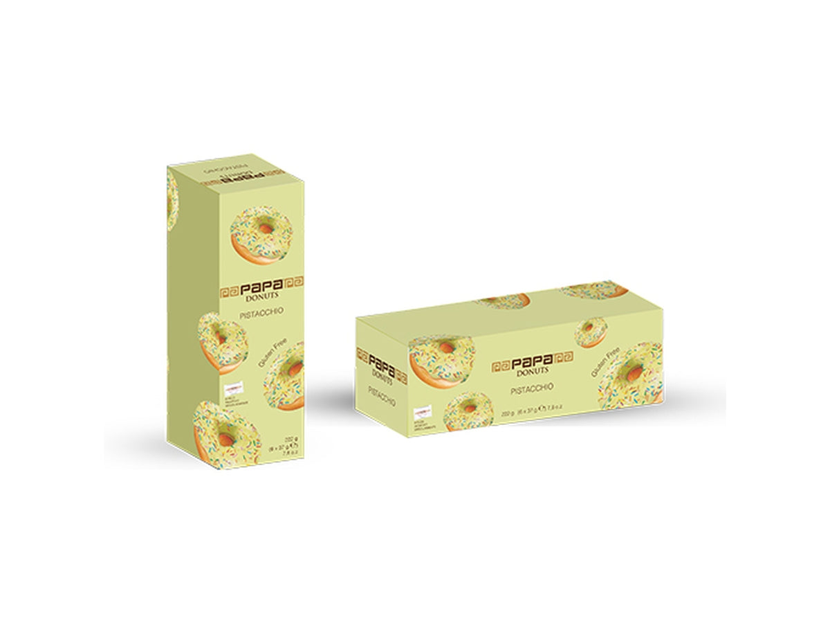 Papa donuts pistacchio set da 6 donuts